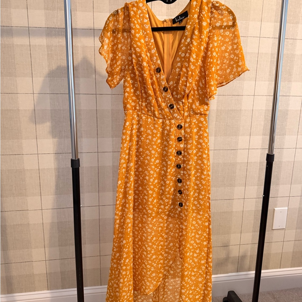 Lulu's  Floral Wrap Dress